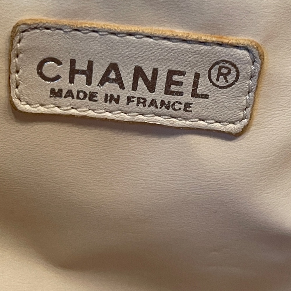 Chanel Surf VINTAGE Highly Collectible Beach Tote Bag Purse - Picture 10 of 12